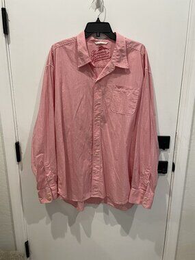 Tommy Bahama Pink Linen Button Front Shirt - Size XXL - Retail $140